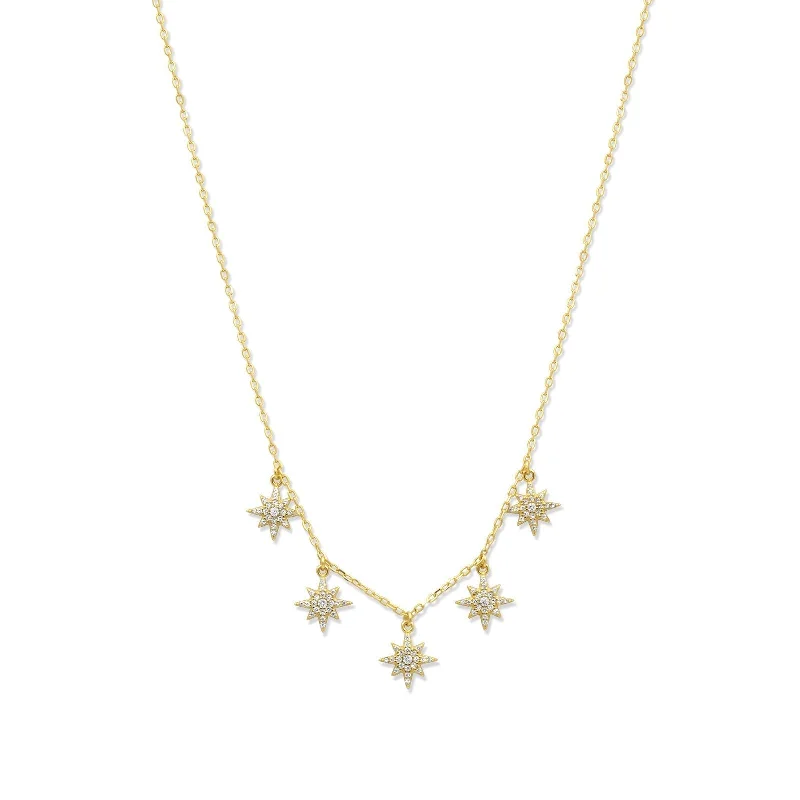 Gold Star Charm Necklace