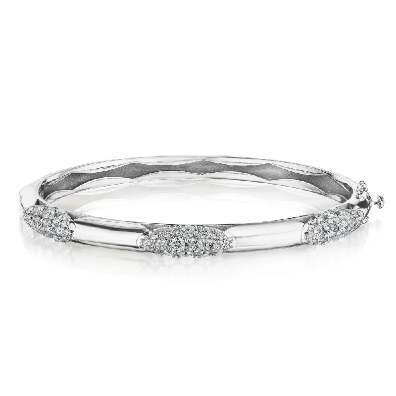 Tacori 18k Crescent Eclipse 360° High Polish Bold Bangle