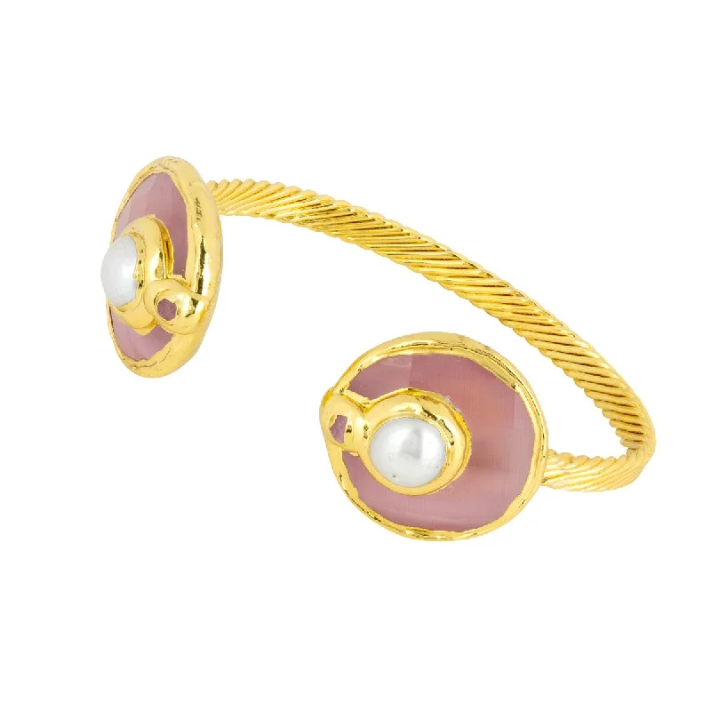 Gaia Pink Bangle