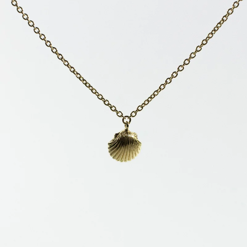 Gold Vermeil Shell Necklace