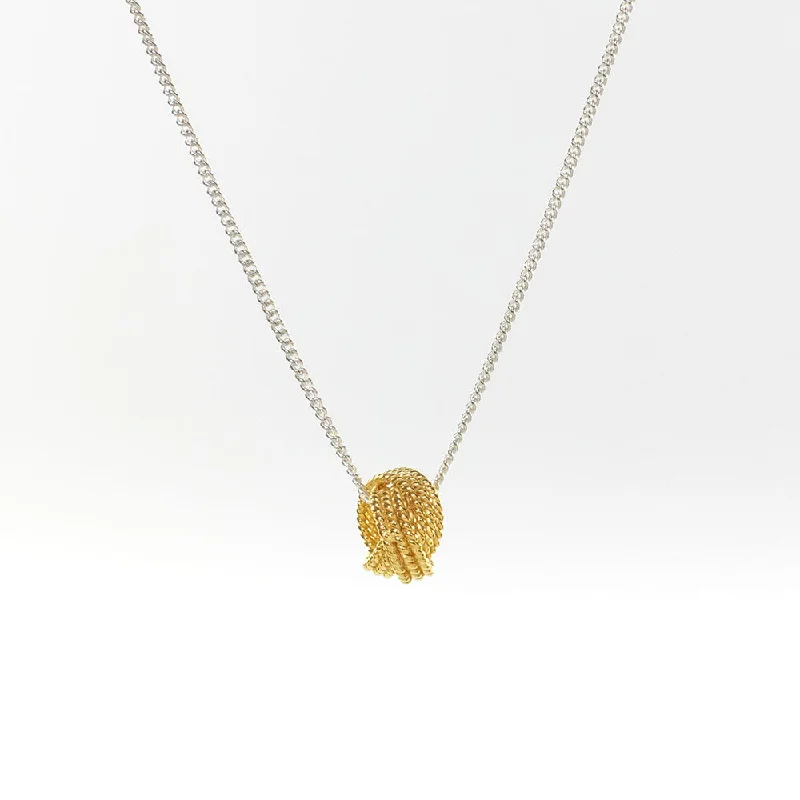 Gold Vermeil Knot Necklace