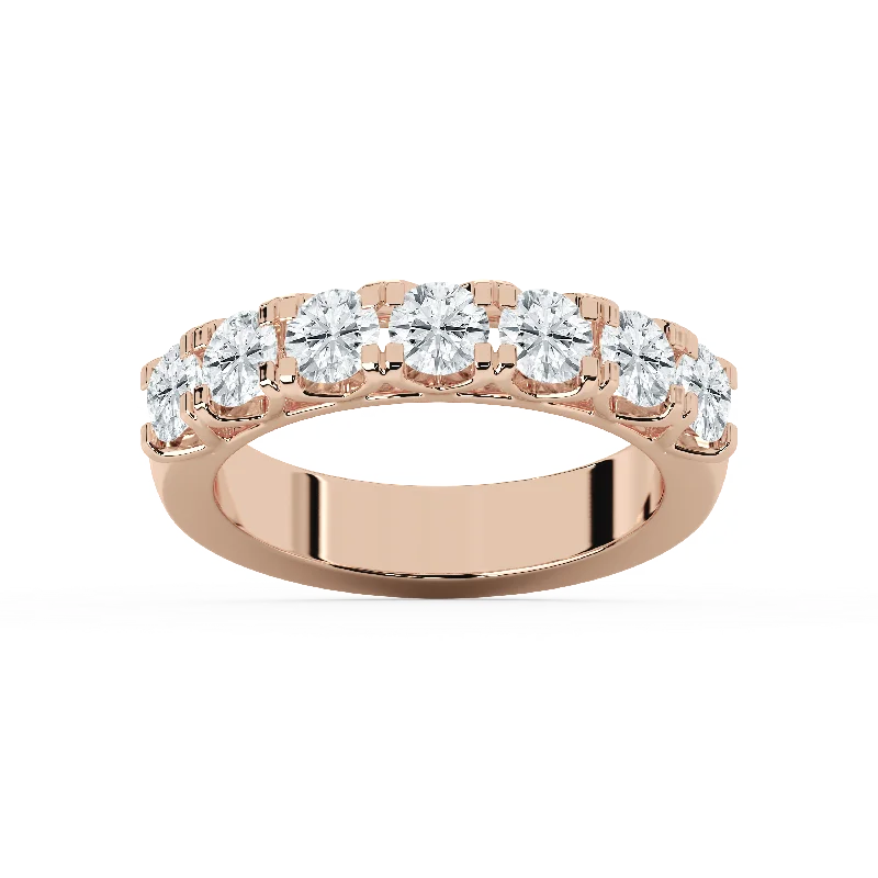 V Prong Round Lab-Grown Diamond Band