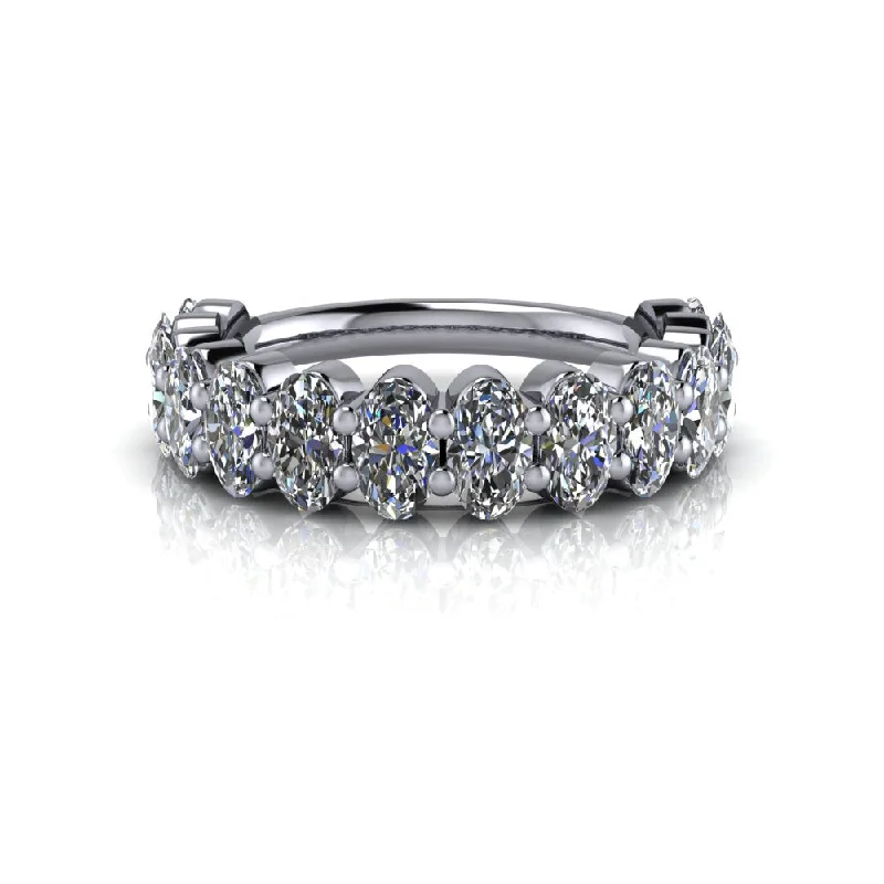 Betty Lou Moissanite Wedding Band