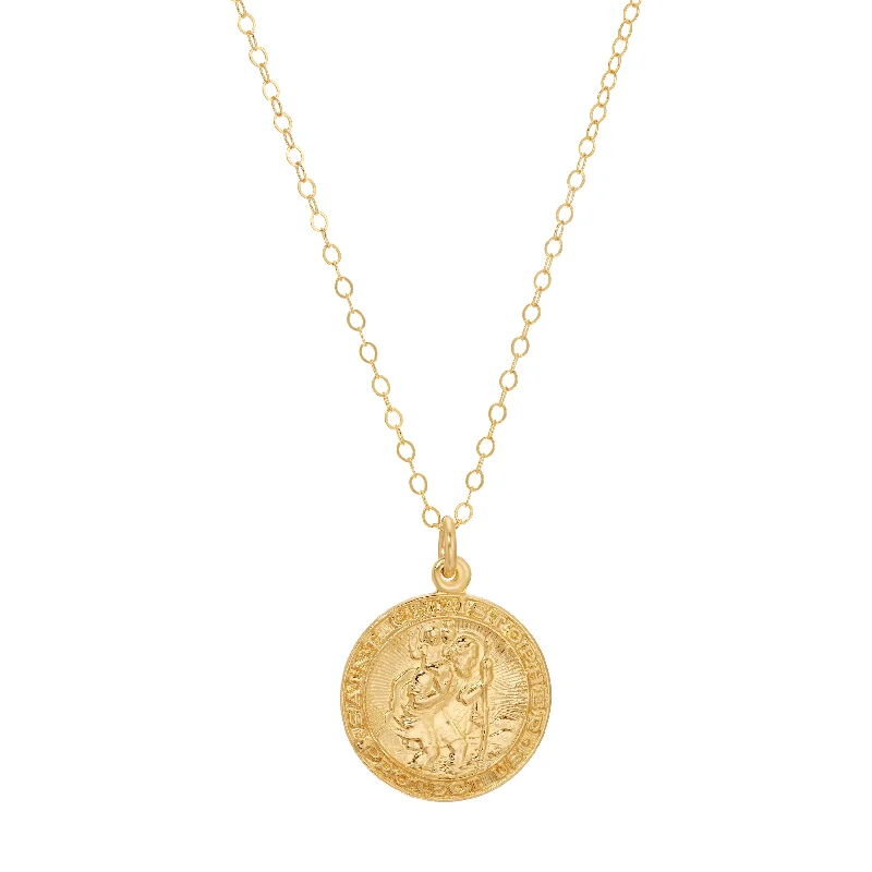 St. Christopher Medallion Necklace