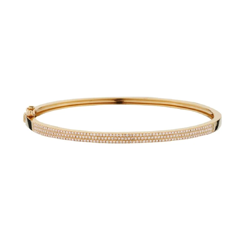 3 ROW DIAMOND BANGLE