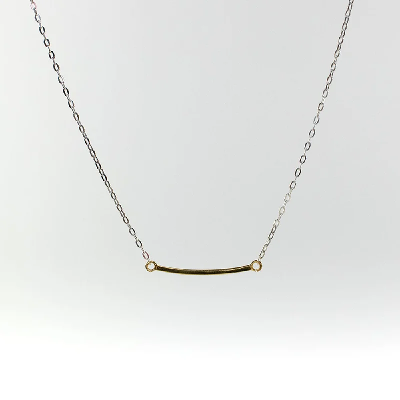 Gold Vermeil Mini Curve Necklace