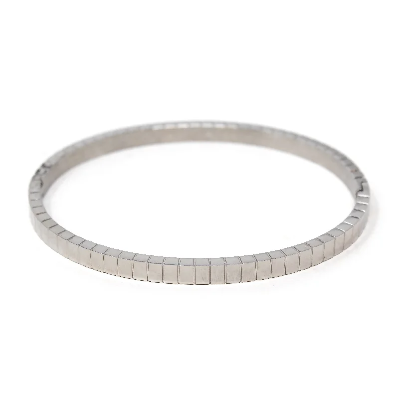 4mm STRIPED Stainless Steel Bangle