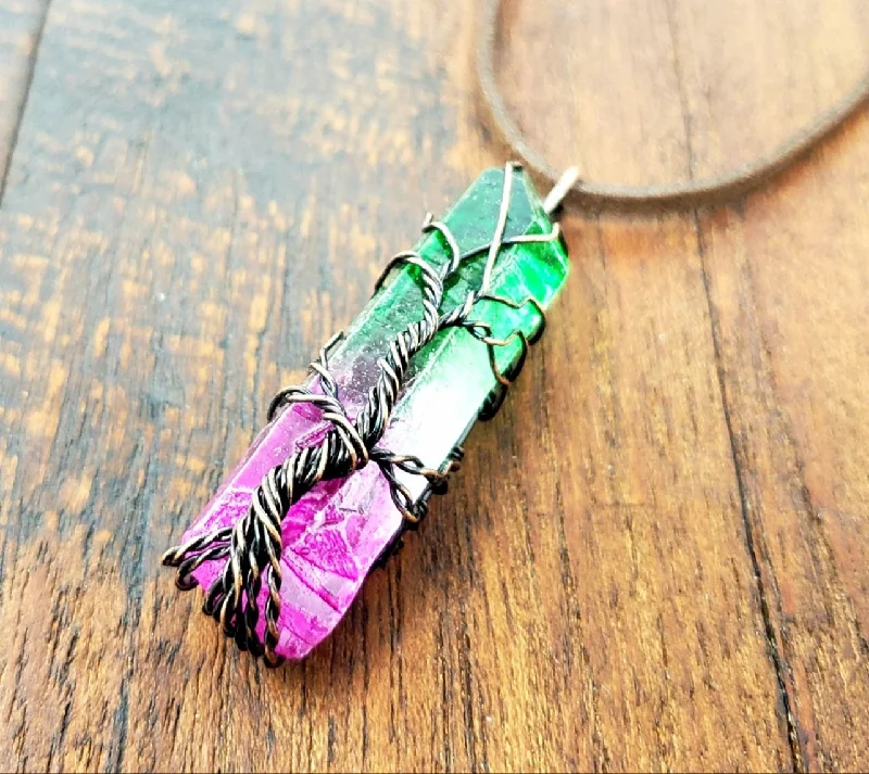 Rainbow Tree of Life Necklace