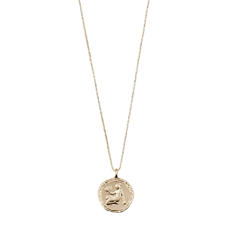 Virgo Gold Plated Necklace