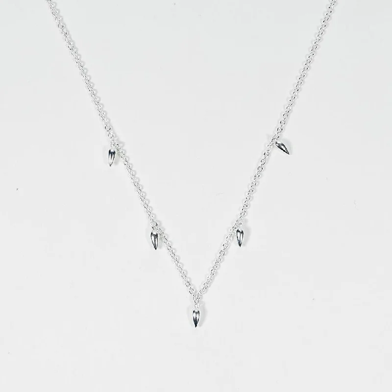 Silver Pods Necklace