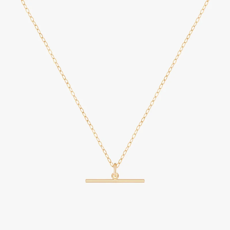 T Bar Drop Necklace