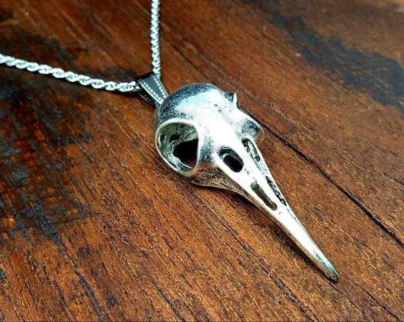 Bird Skull Mask Necklace