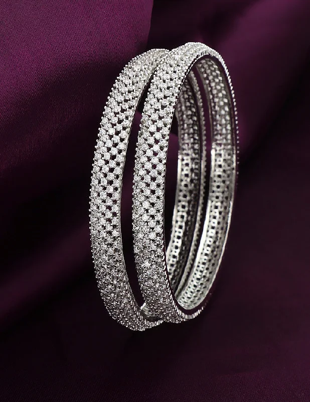 Designer Zirconia Bangles ZBGL10018