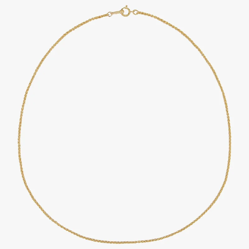 Dainty Wheat Chain Necklace