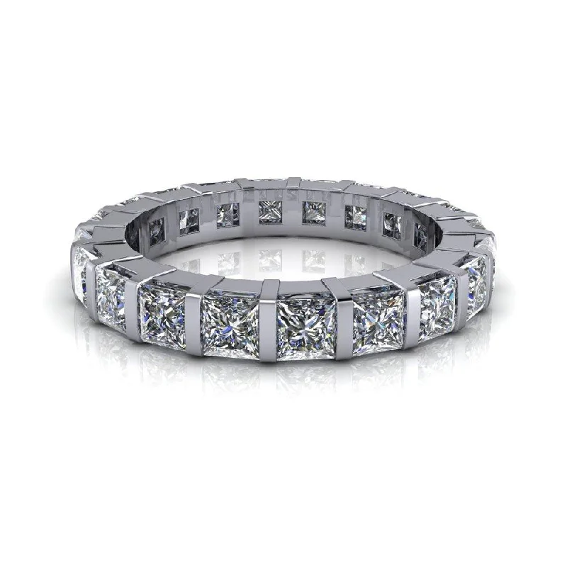 Adelaide Moissanite Anniversary Ring