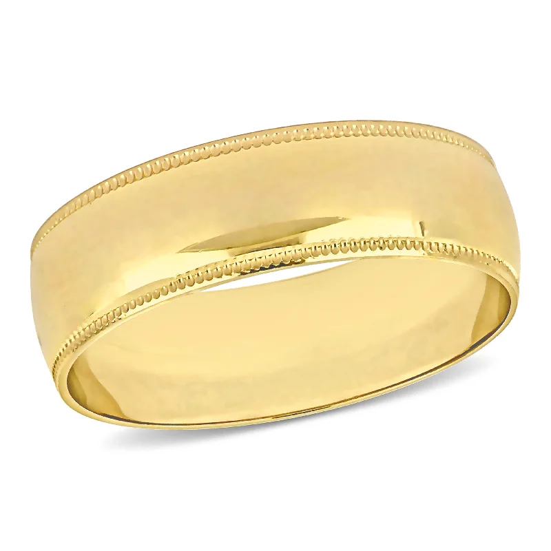 Miadora 6mm Ladies Wedding Band in 10k Yellow Gold