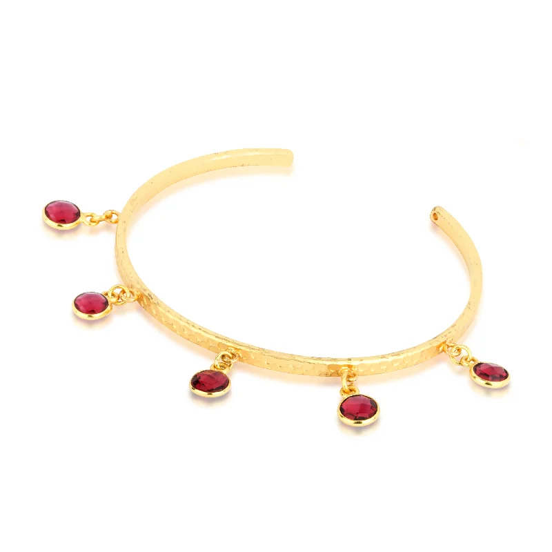 Maeve Charm Bangle Tourmaline