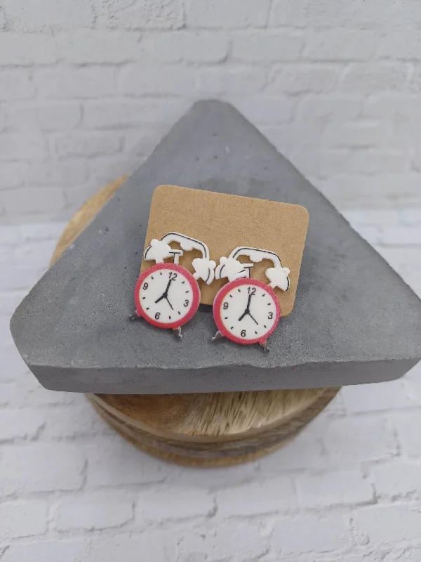 Alarm Clock Earrings