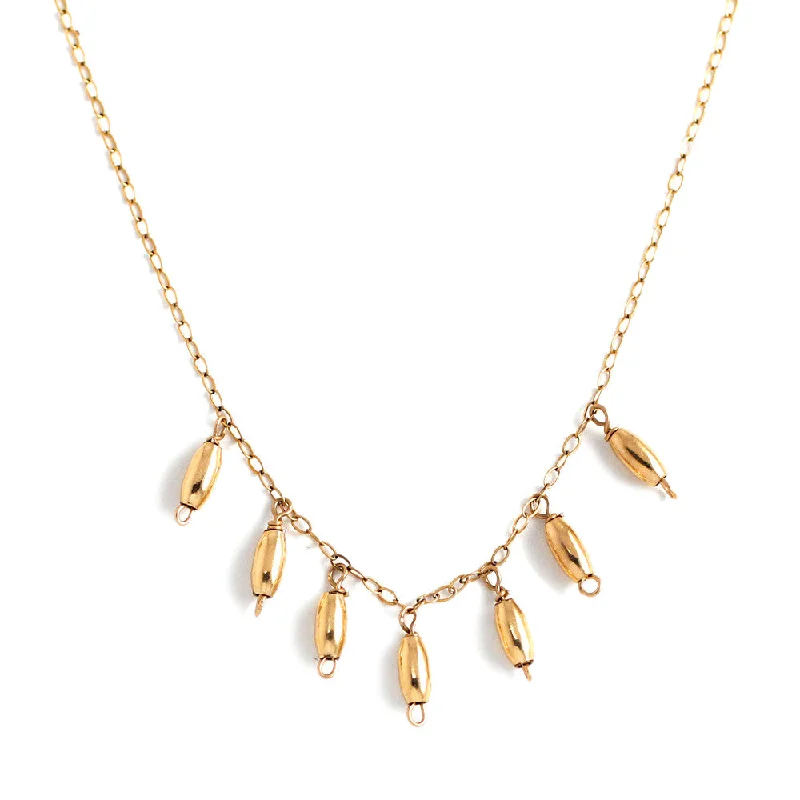 Gold Grain Necklace