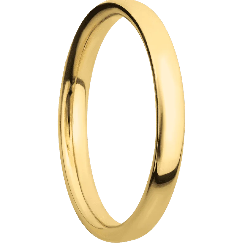 14K Yellow Gold with Polish Finish