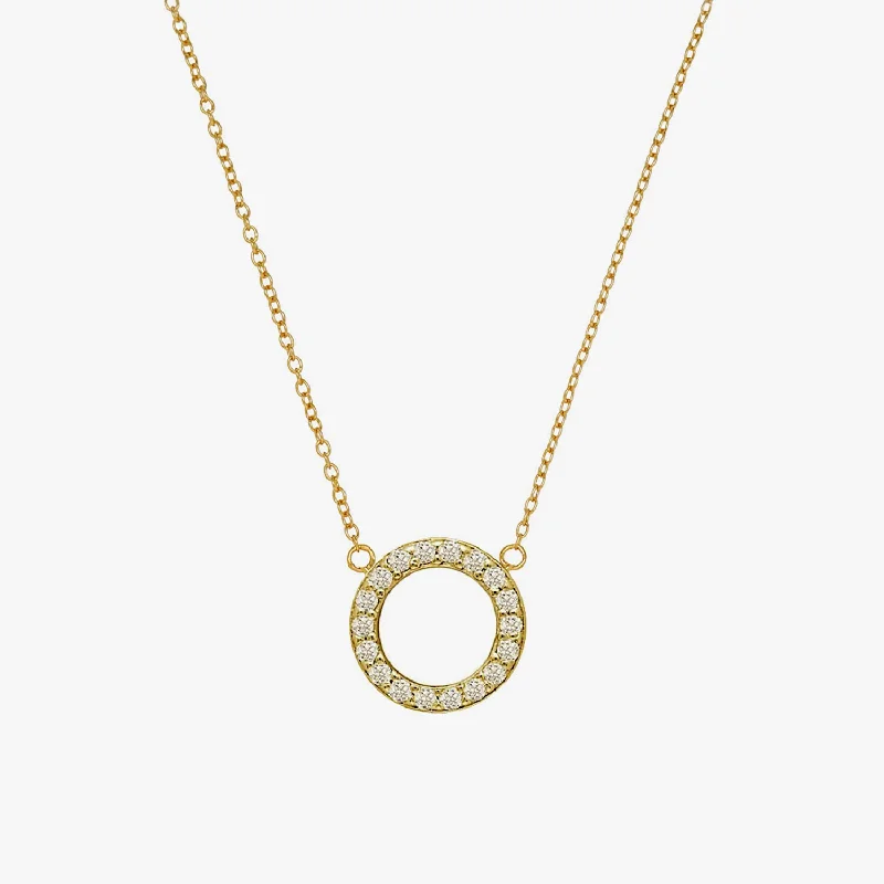 Sparkle Circle Necklace