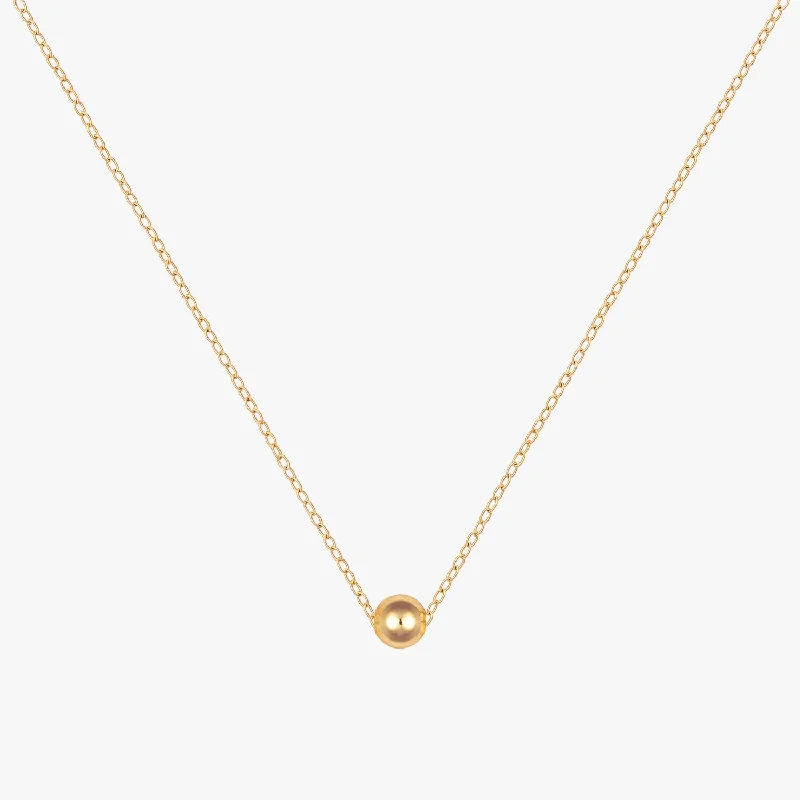 Minimalist Ball Necklace