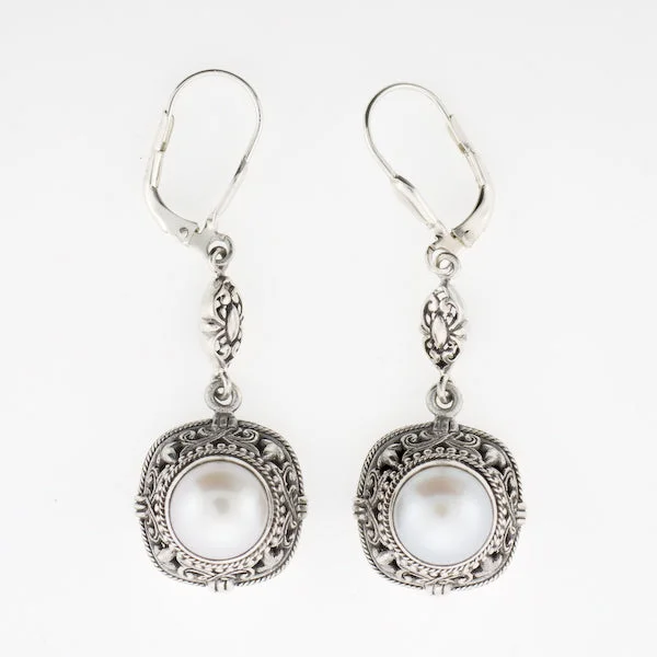 Bali Mabe Pearl Earrings