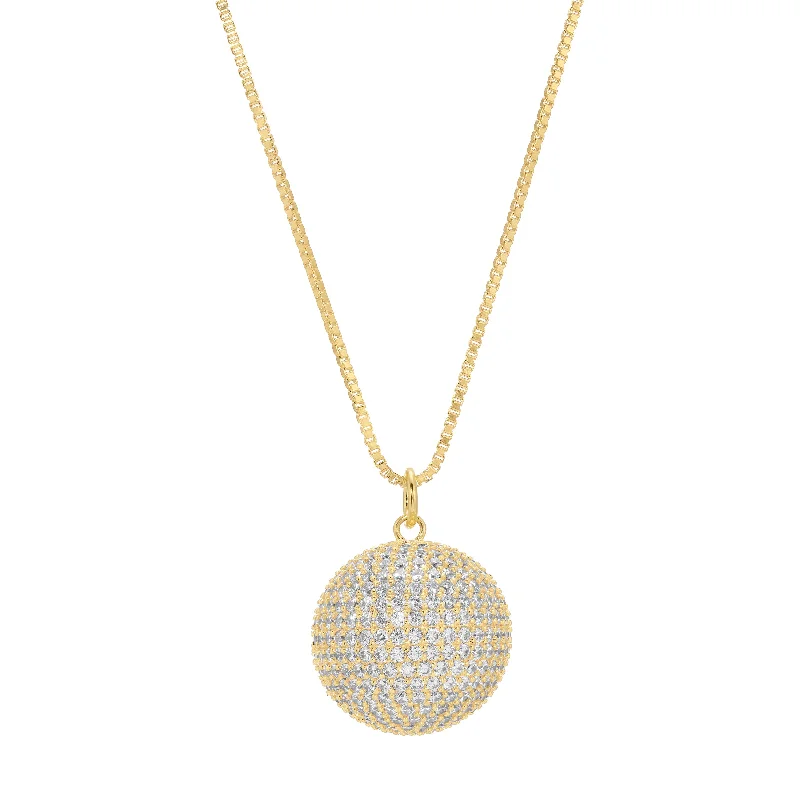 The Disco Ball Necklace - Medium