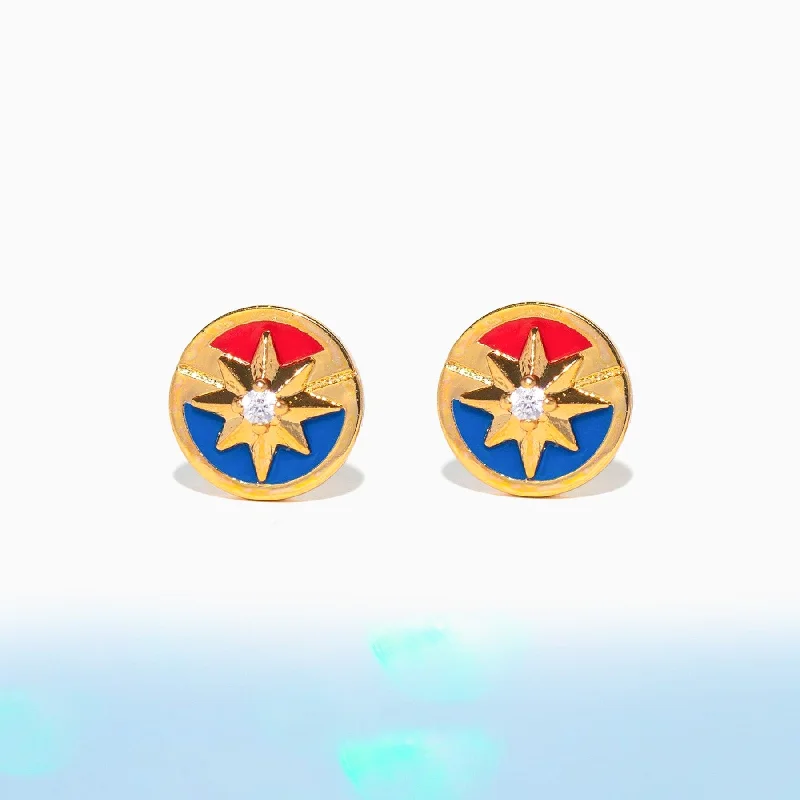 Marvel's Captain Marvel Studs