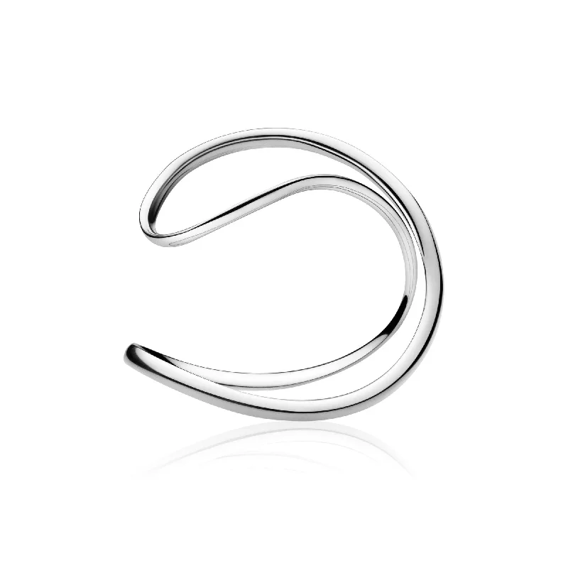 Silver Infinity Bangle