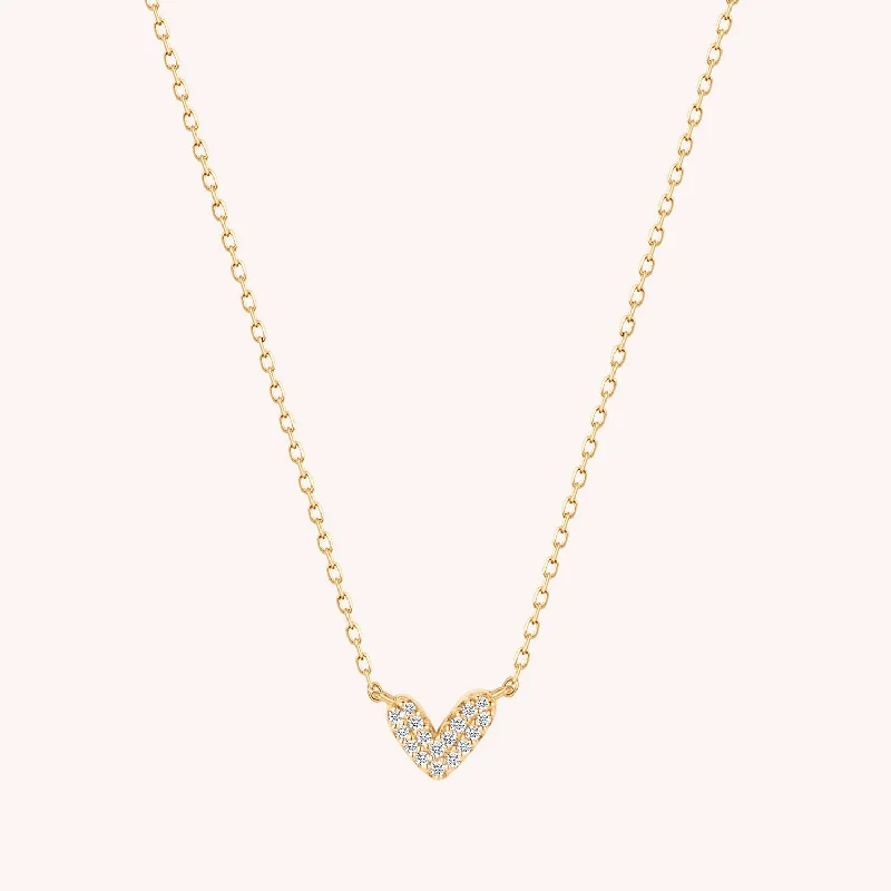 14K Solid Gold AdmireMe Diamond Necklace