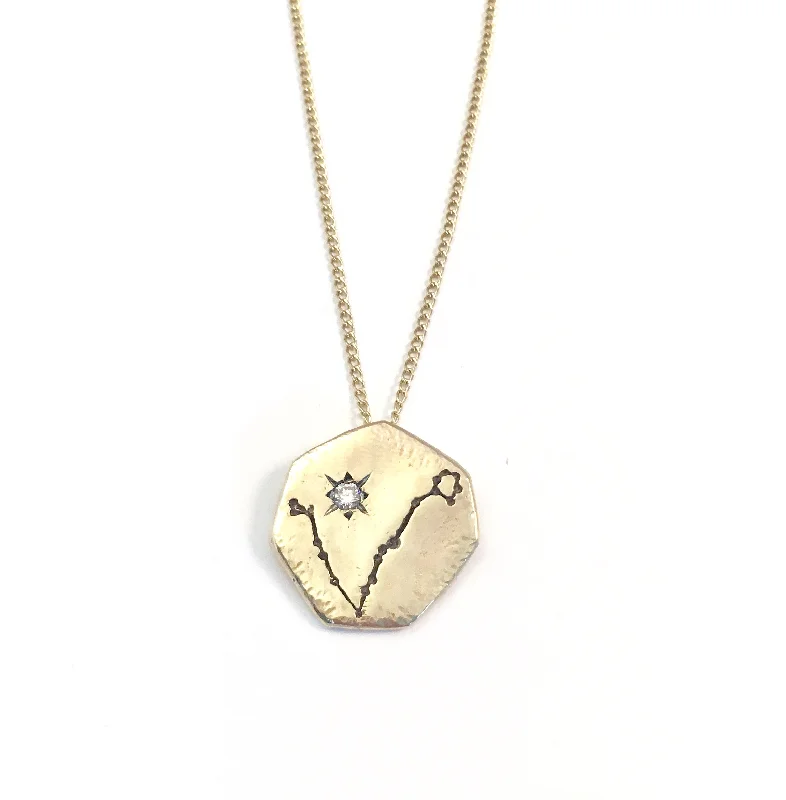 zodiac constellation pendant