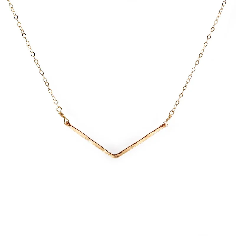 Wide V Necklace