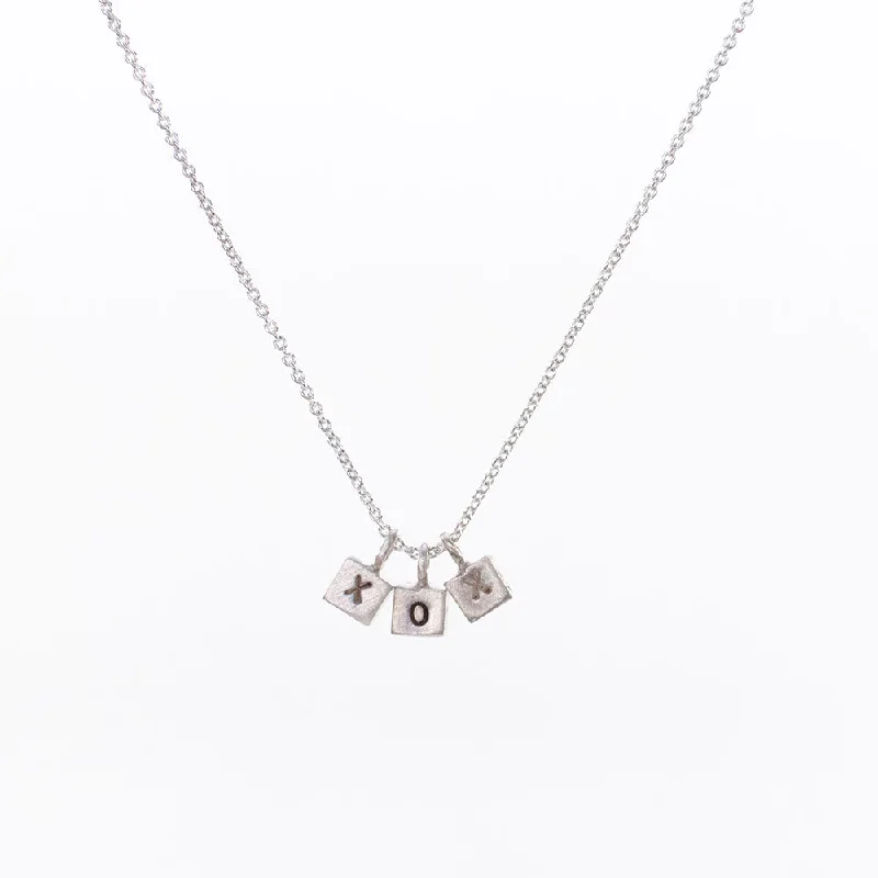 XOX Trio Cube Necklace