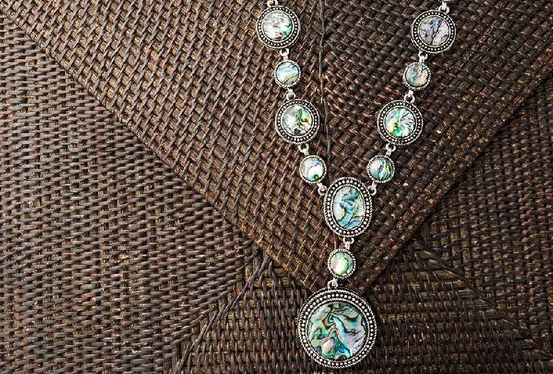 Long Abalone Necklace