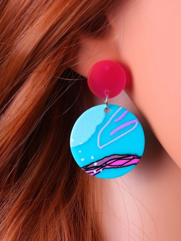 Graphic Acrylic Earrings