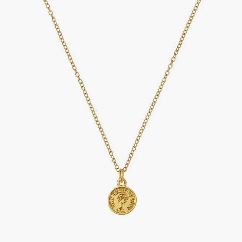 Mini Elizabeth Coin Necklace