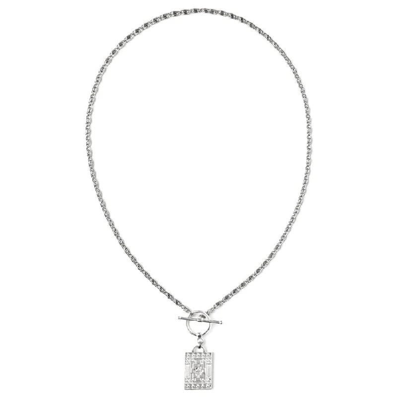 Silver Plated Damien Necklace