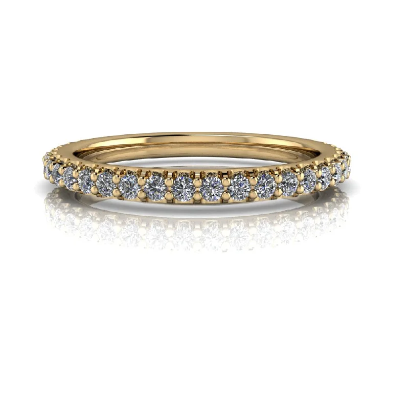 Easton Moissanite Wedding Band