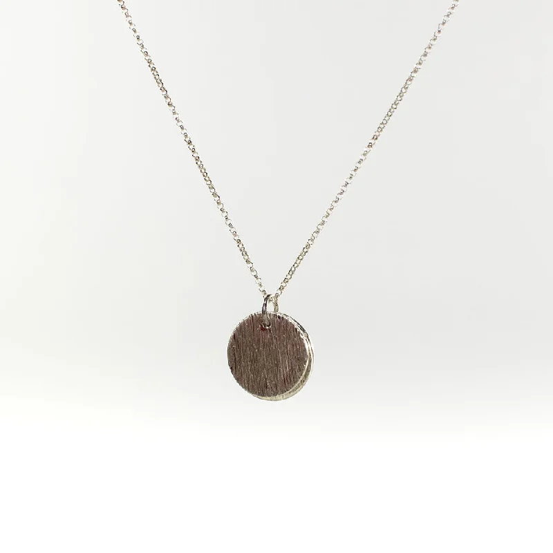 Silver Zoey Triple Round Necklace