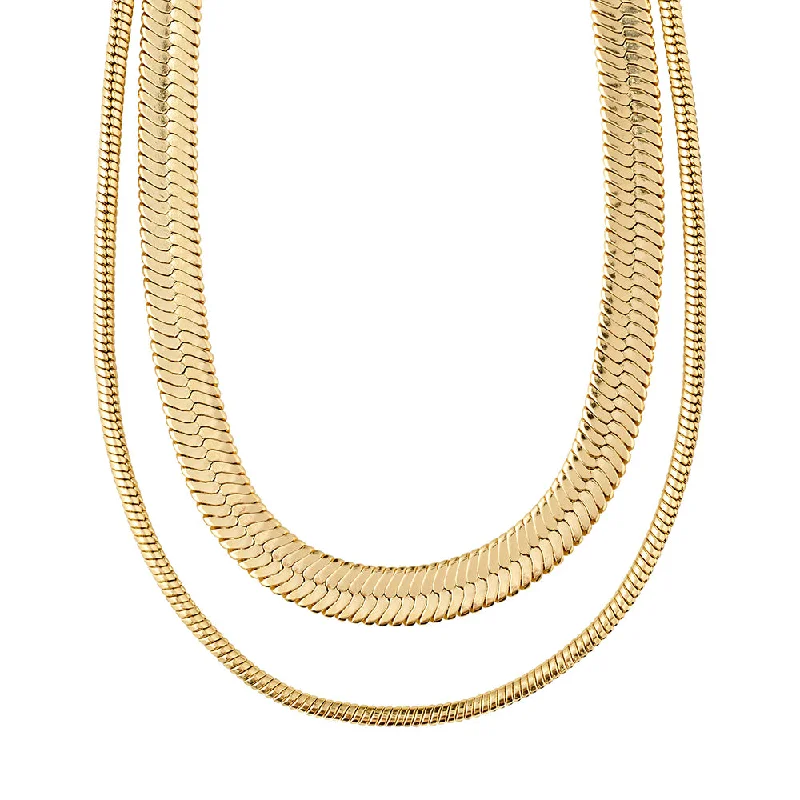 Reconnect Gold Plated Necklace