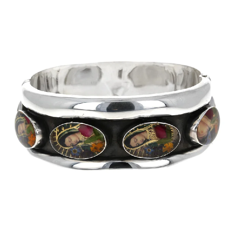 Guadalupe Hinged Bangle