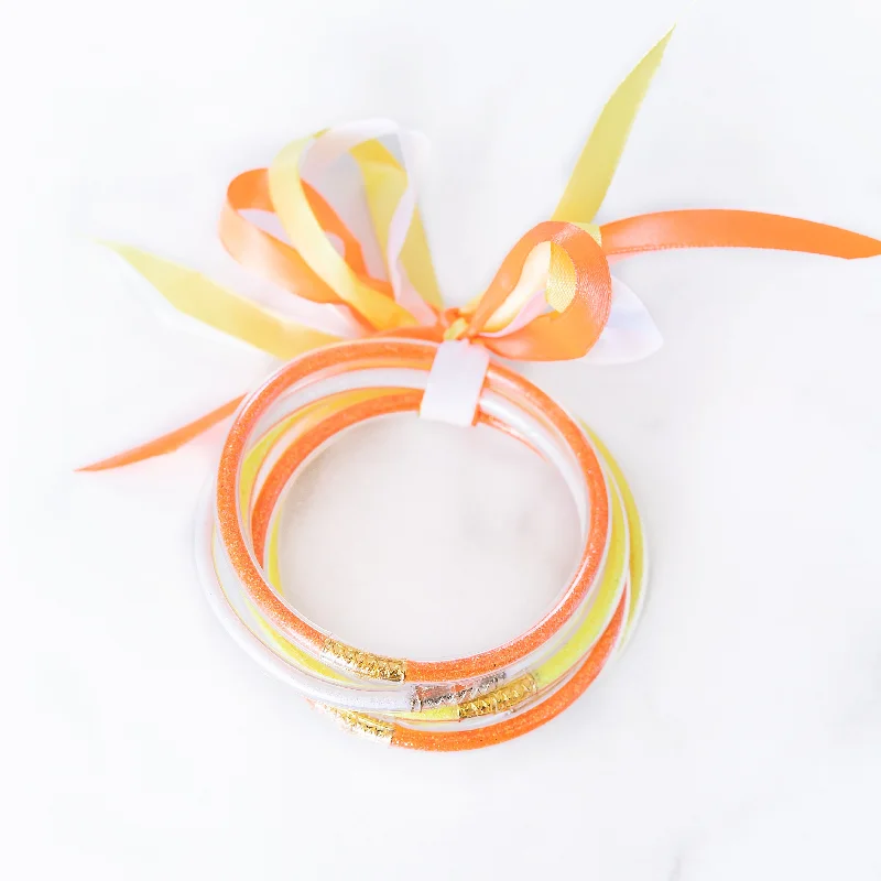 Candy Corn Party Bangle Set