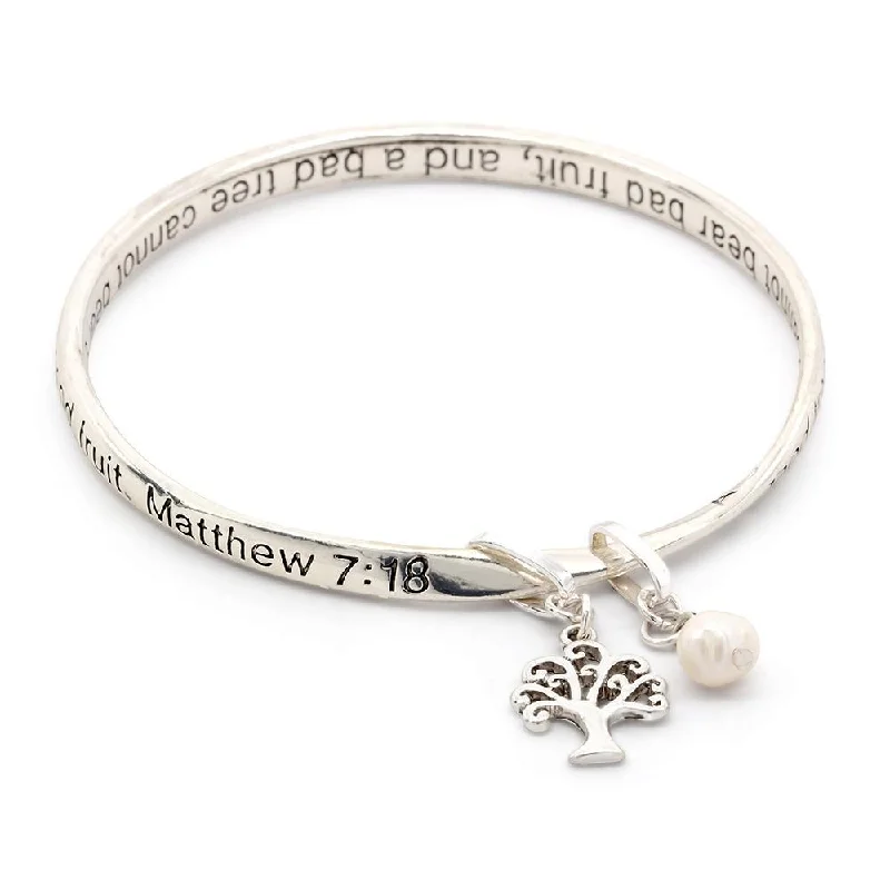 Inspirational Twisted Bangle Tree Of Life