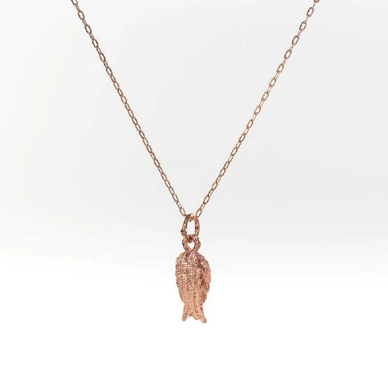 Rose Gold Vermeil Double Wing Necklace