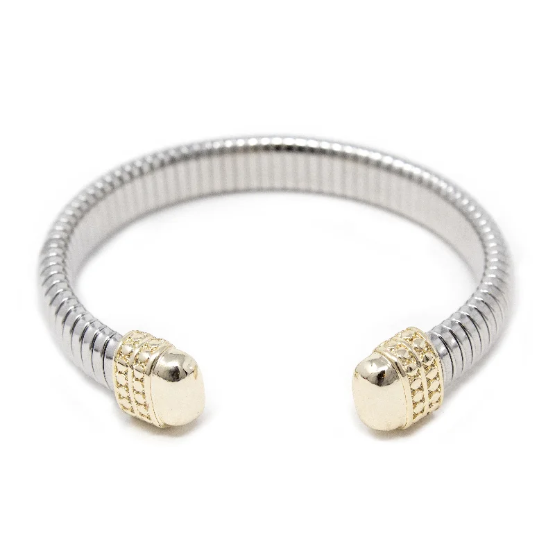 Two Tone Spring Bangle