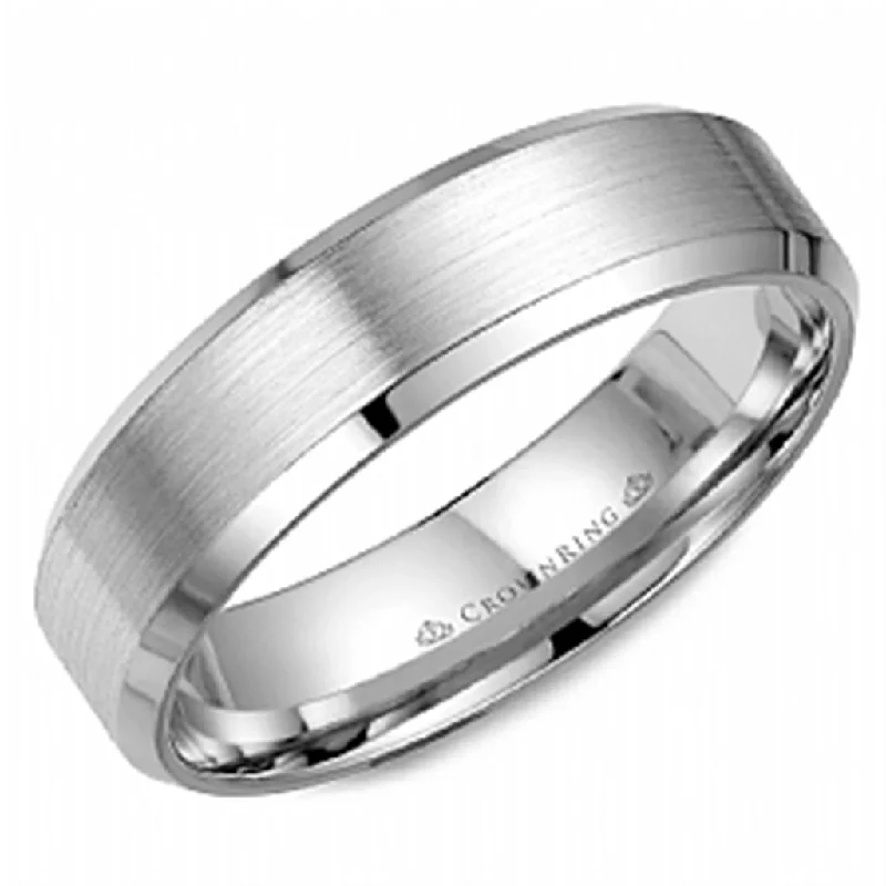 Crown Ring Gold Men's Band