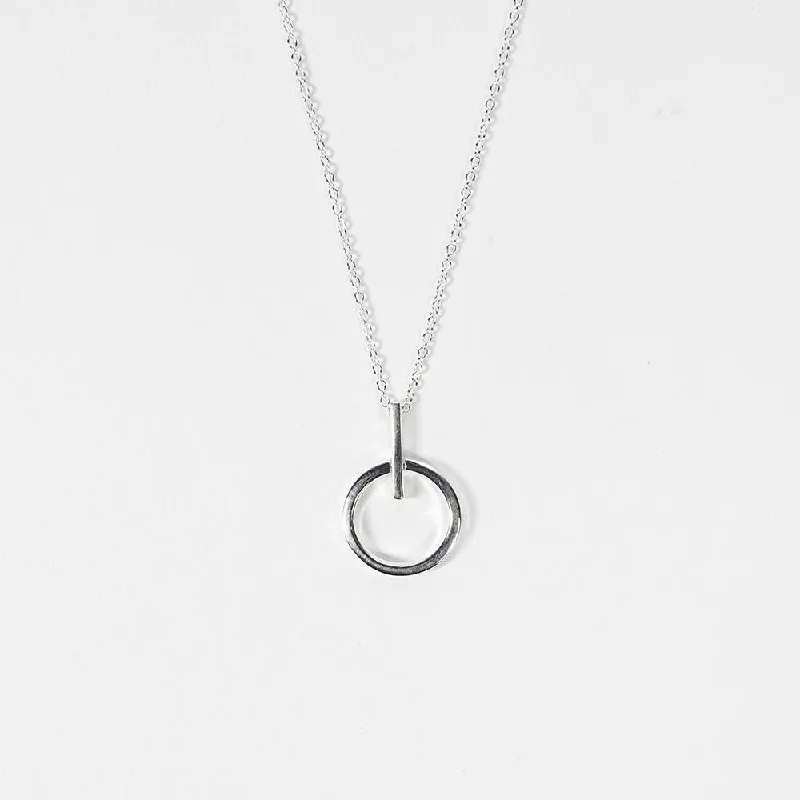 Mod Geometric Silver Necklace