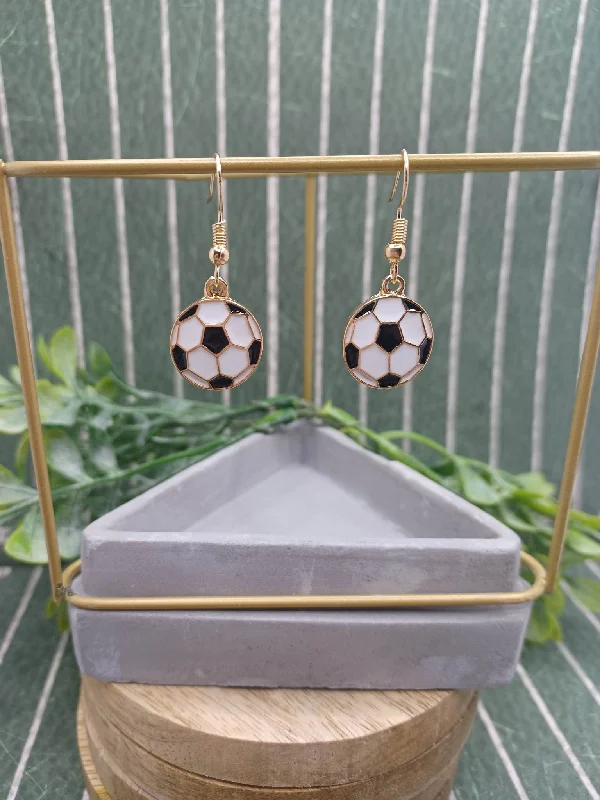 Soccer Earrings