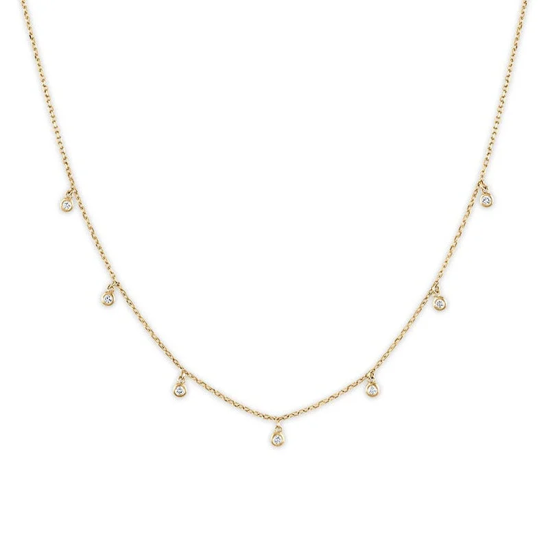 Diamond Drop Necklace